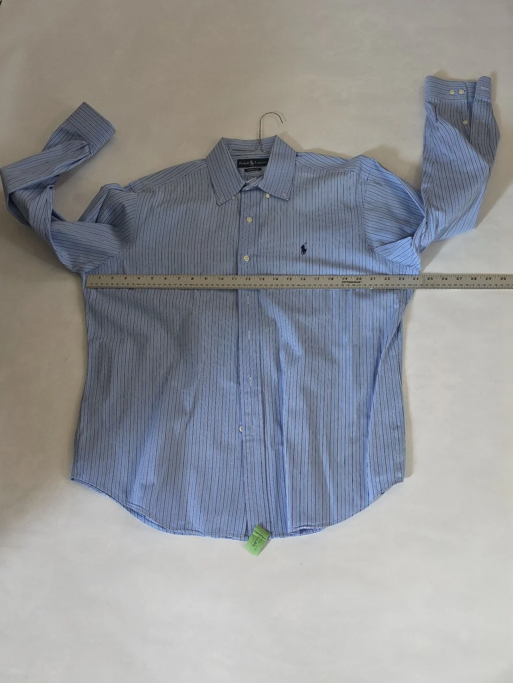 Polo by Ralph Lauren Classic Blue Stripe Men's Button-Down Shirt